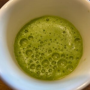 豆乳で作るソイ抹茶ラテ